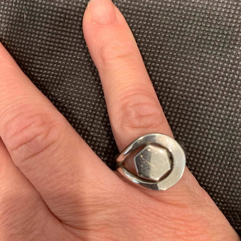 Sterling Silver Double Banded Ring - image 4